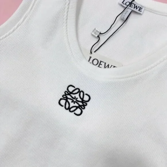 Loewe White Sleeveless Tank Top - Picture 5 of 6